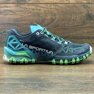 La Sportiva Shoes Womens 8 Bushido II GTX Carbon Mist Trail-Runners Athletic